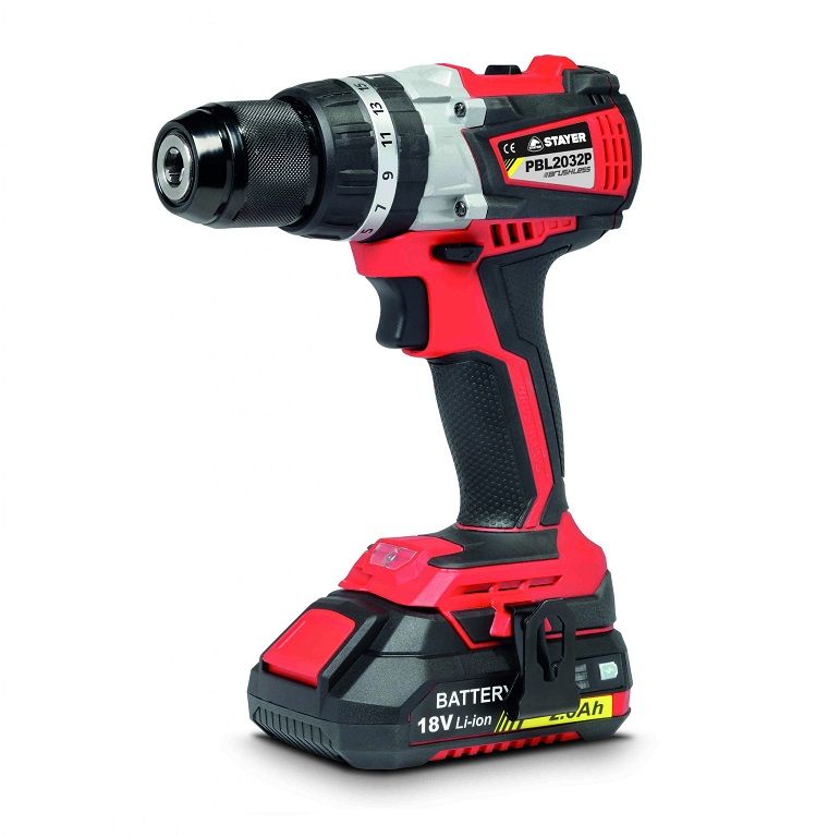 Taladro atornillador percutor PBL L20 SERIES BRUSHLESS Stayer (18V)