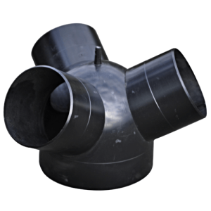 Toma triple de aspiración 3xØ100 a 1xØ150mm
